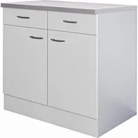 Flex-Well Unterschrank Wito 80 x 60 x 85 cm Weiß