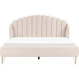 Beliani Ambillou 180 x 200 cm Hellbeige