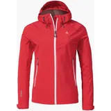 Schöffel Damen 2.5L Jacket Vistdal L, nachhaltige Regenjacke aus pflanzenbasiertem ecodear Bio-Nylon, wasserdichte Outdoor Jacke, winddicht & atmungsaktiv dank Dermizax Membran, lollipop, 36