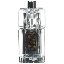 Bisetti Pfeffermühle 9 cm Transparent unbefüllt