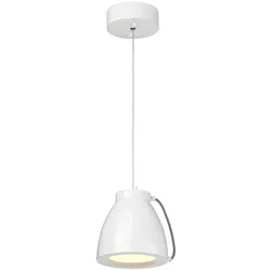 Hängeleuchte Pendelleuchte Esszimmerlampe LED weiß lackiert Stahl Deckenleuchte