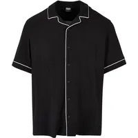 URBAN CLASSICS Bowling Shirt - Schwarz - L