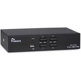 Inter-Tech AS-41HA HDMI (KVM)-Switch Schwarz