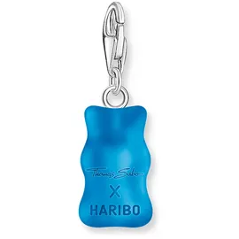 Thomas Sabo Charm Goldbär Blau Silber 2181-017-1