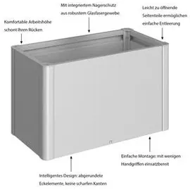 Biohort Belvedere Midi 100 102 x 53 x 61 cm silber-metallic