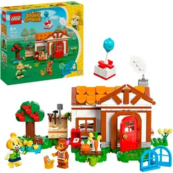 LEGO® Konstruktionsspielsteine »Besuch von Melinda (77049), LEGO® Animal Crossing«, (389 St.), Made in Europe LEGO® bunt