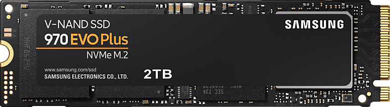 SAMSUNG 970 EVO Plus Festplatte Retail, 2 TB SSD M.2 via NVMe, intern