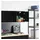 vidaXL Werkstattschrank Holzwerkstoff 60 cm schwarz