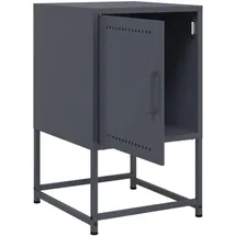 vidaXL Nachtschrank 36 x 39 x 60,5 cm Anthrazit