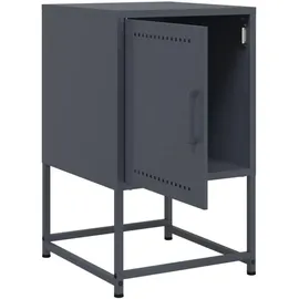 vidaXL Nachtschrank 36 x 39 x 60,5 cm Anthrazit