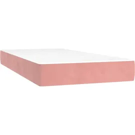 vidaXL Boxspringbett 100 x 200 cm Rosa