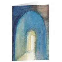 Adeo Torbogen - Kunst-Faltkarten ohne Text (5 Stück)
