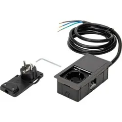 Kopp 939663017 VersaHIT Mono - 1 Schutzkontaktsteckdose, Farbe: zinn