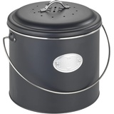 Wenko Komposteimer Nero 6 L, inklusive 3 Aktivkohlefiltern zum Wechseln,