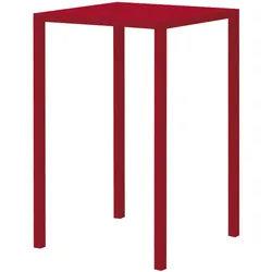 Outdoor Stehtisch Quatris 70x70x110 cm rot