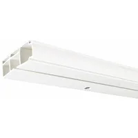 LIEDECO Gardinenstange LIEDECO Gr. 4, weiß, L:210cm, Kunststoff, Gardinenstangen