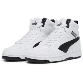 Puma Rebound V6 Mid Unisex Weiß/Schwarz 36