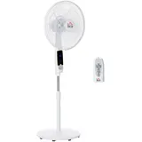 Homcom Standventilator 138 cm Weiß