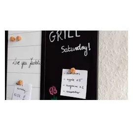 ALLboards Whiteboard-Pinnwand 3-in-1 Kombitafel 60,0 x 40,0 cm Textil schwarz