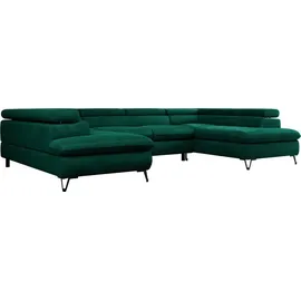 MKS Meble Eckcouch Velvet 2-Sitzer Grün