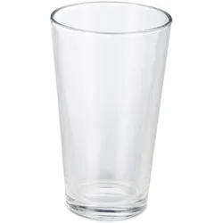 Relaxdays 18er Set Trinkgläser, dickwandige Wassergläser, schlichtes Design, spülmaschinenfest, 400 ml, transparent
