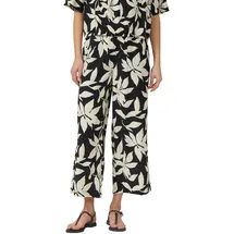 s.Oliver 7/8-Hose Strukturierte Culotte Schwarz 46