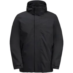 Jack Wolfskin 3-in-1-Funktionse »LUNTAL 3IN1 JKT M«, mit Kapuze, Gr. XXXL (60), black, , 30891409-XXXL