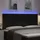 vidaXL Kopfteil Schwarz 200 cm Stoff 3338555