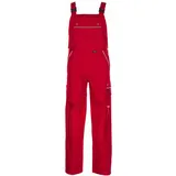 Planam Canvas 320 Latzhose Rot/Rot, Größe 60