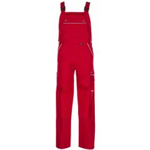 Planam Canvas 320 Latzhose Rot/Rot, Größe 60