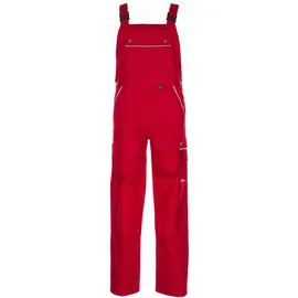 Planam Canvas 320 Latzhose Rot/Rot, Größe 60