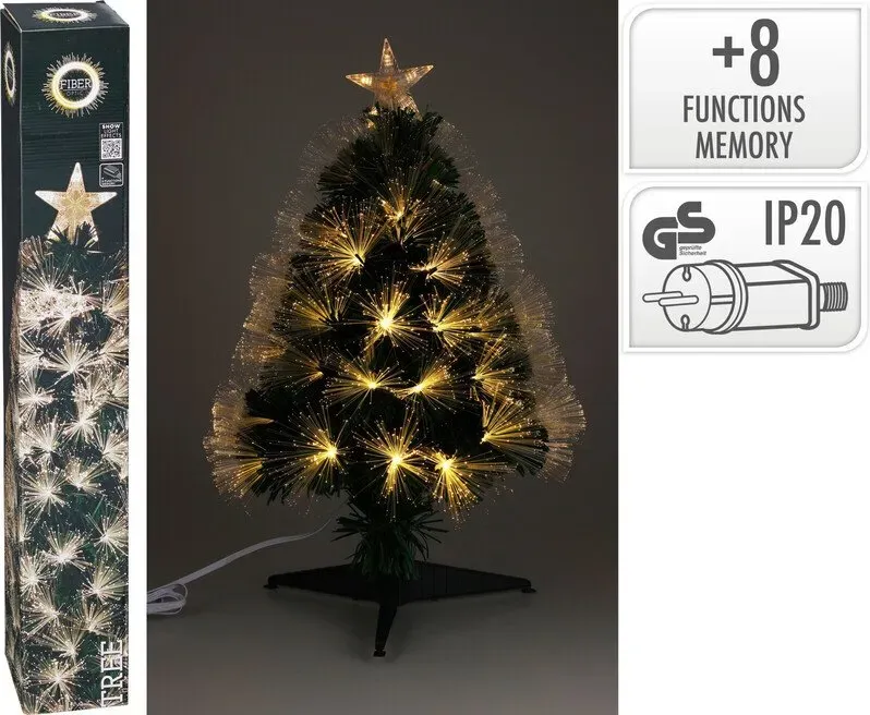 WEIHNACHTSBAUM 90CM FASEROPTISCH WW II