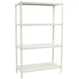 simonclick Lagerregal Stahl 1500x1200x300 mm weiß