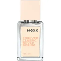 Mexx Forever Classic Never Boring Fer Her Eau de Toilette, zeitloser, blumig-fruchtiger Duft für Frauen, 15ML