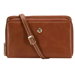 Jekyll & Hide Verona Clutch Geldbörse RFID Schutz Leder 19 cm  braun