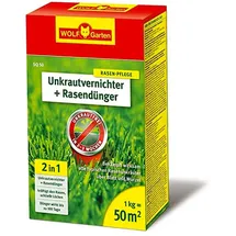 WOLF-Garten SQ 50 2-in-1 Unkrautvernichter plus Rasendünger 1 kg