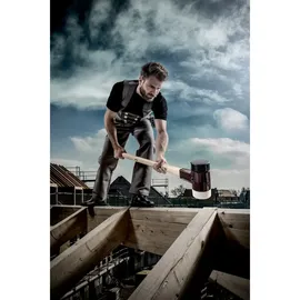 Halder Vorschlaghammer SIMPLEX Kopf-D.80mm mittelhart Superplastik weiß Hickory