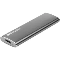 Verbatim Vx500 External Solid State Drive, 2TB, USB-C® USB 3.2 Gen 2, Grau 47454