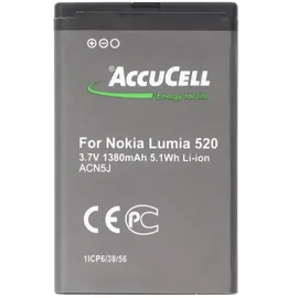 AccuCell Akku passend für Siemens Gigaset SL930, SL930A, V30145-K1310-X456 1350mAh
