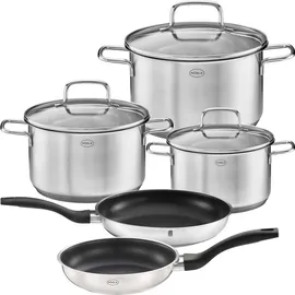 Rösle Basic Line Topf-Set 5-tlg. 3 x Kochtopf + 2 x Bratpfanne