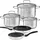 Rösle Basic Line Topf-Set 5-tlg. 3 x Kochtopf + 2 x Bratpfanne