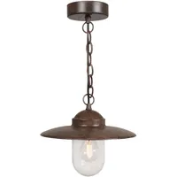 Nordlux Luxembourg 1-flg. 27,5 cm rund rostbraun