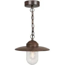 Nordlux Luxembourg 1-flg. 27,5 cm rund rostbraun