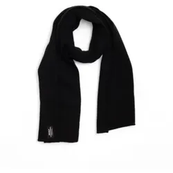 ECOALF Unisex. MCUACSFWOOLS0696W24-319 Wollschal schwarz (OSFA), Lässig, Nachhaltig, Recycelte Wolle