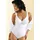 Nuance T-Shirt-Body Damen nougat+weiß Gr.75 Cup C