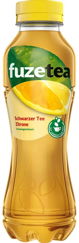 Fuze Tea Schwarzer Tee Zitrone Eistee PET 12x 0,4 Liter (EINWEG)