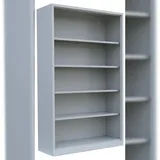 Lüllmann 540160 Aktenregal 195 x 120 x 42,2 grau