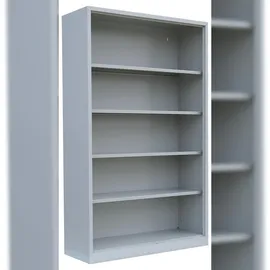 Lüllmann 540160 Aktenregal 195 x 120 x 42,2 grau