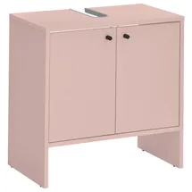 Möbel Kraft Waschbeckenunterschrank 60 x 60 cm Rosa/Pink
