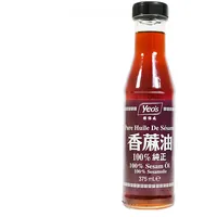 Yeo ́s 100% Sesamöl Premium 375 ml Sesamöl aus geröstetem Sesam Pure Sesame Oil